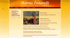 Desktop Screenshot of marziazunarelli.it